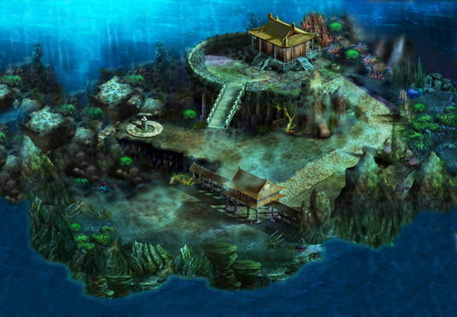 水晶宫传奇地图素材