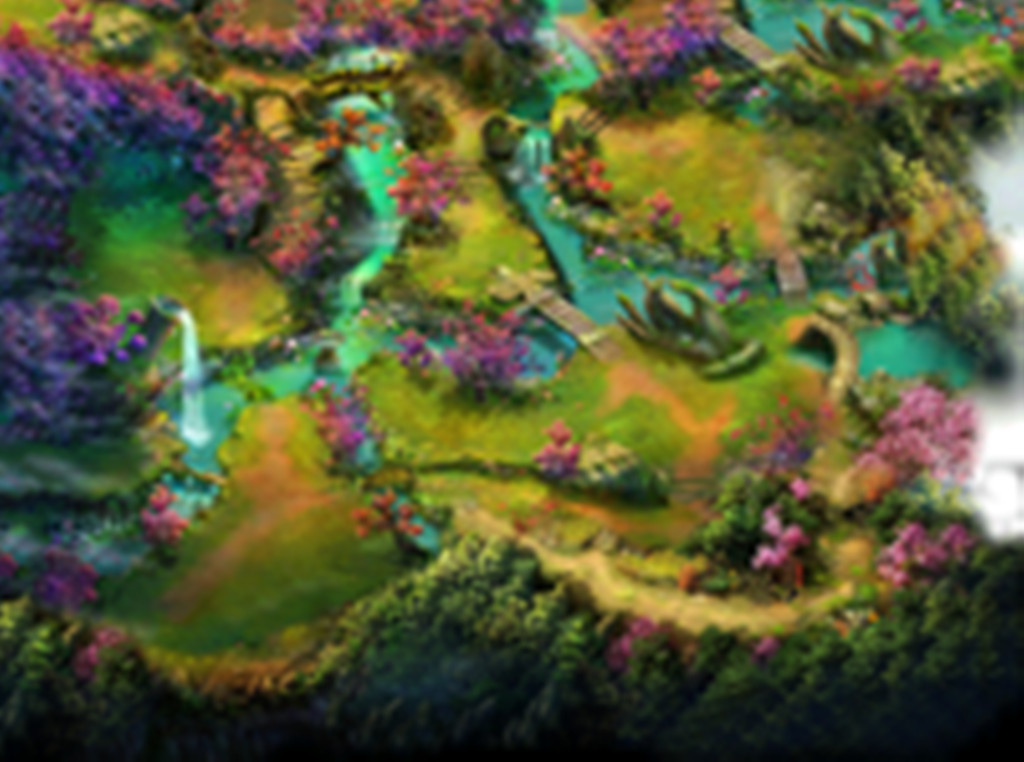 流佛神殿3D真彩地图