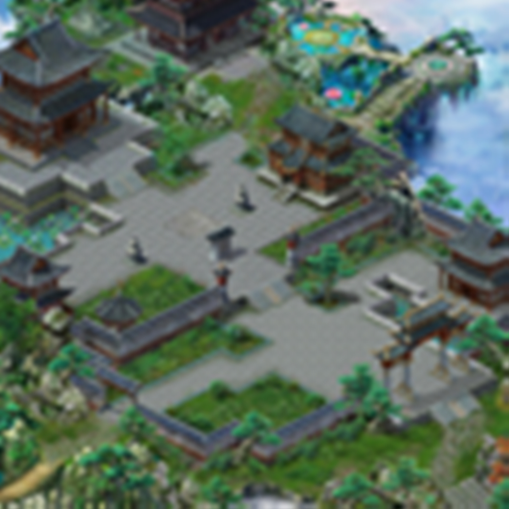 崖葬柱林宫真彩地图素材