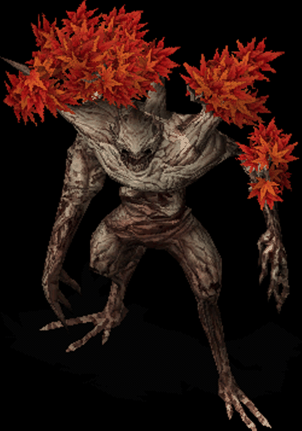 枫叶树人怪物素材