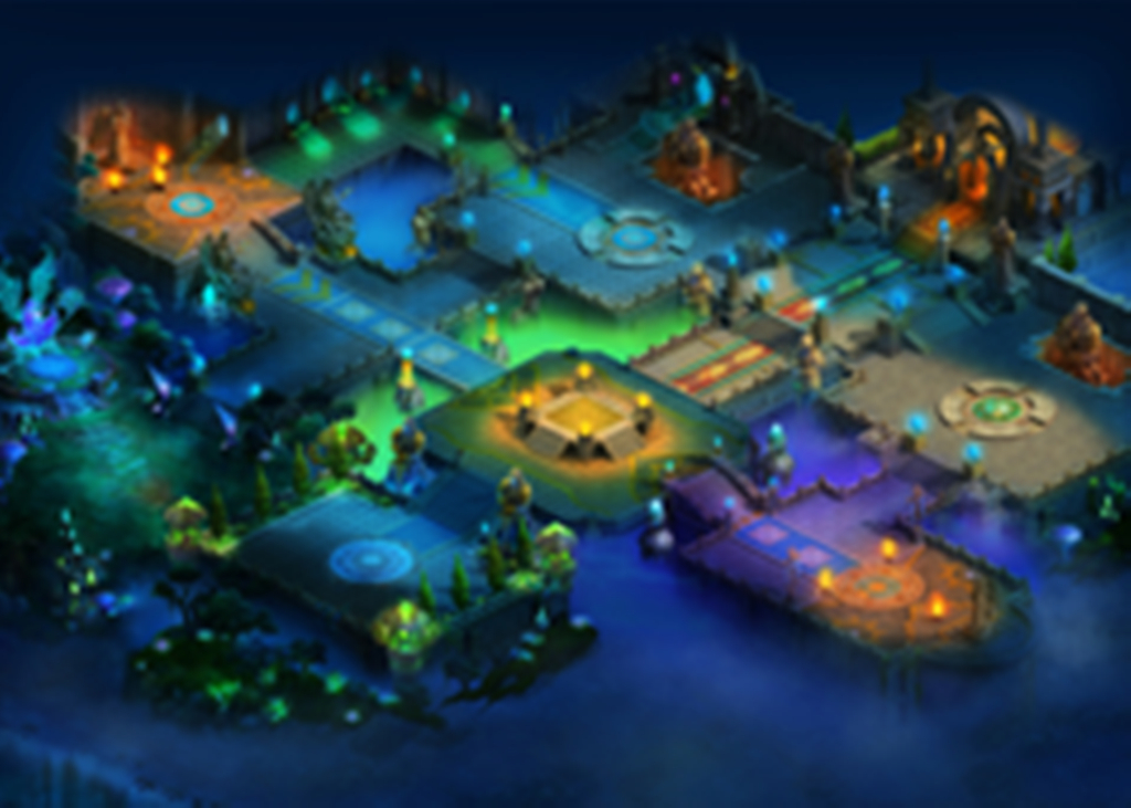 璀璨星空之地真彩地图