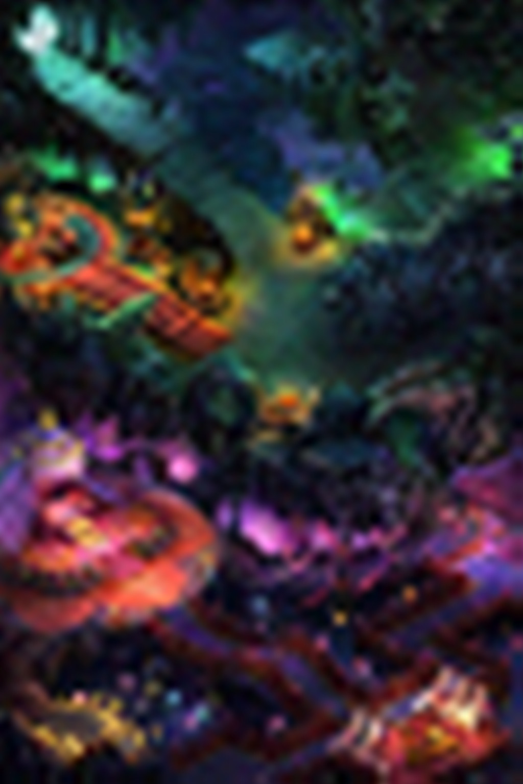 五彩三王洞府真彩3D地图