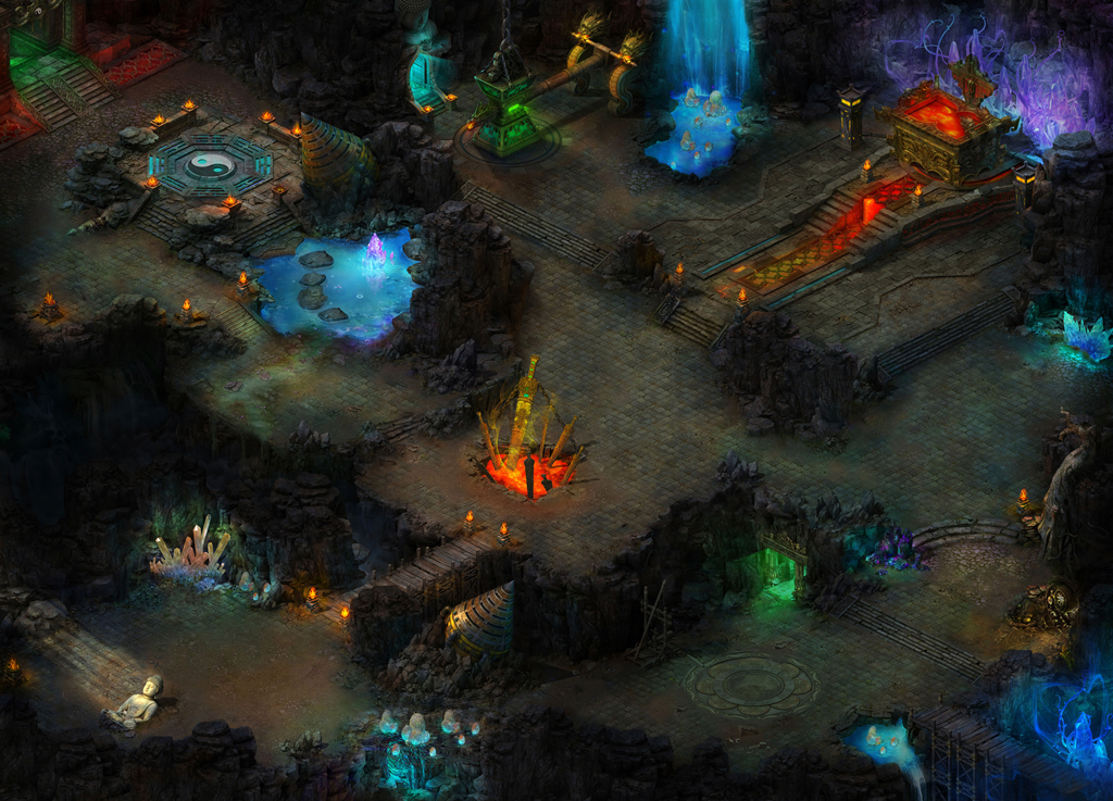 传奇铸剑地狱地图素材