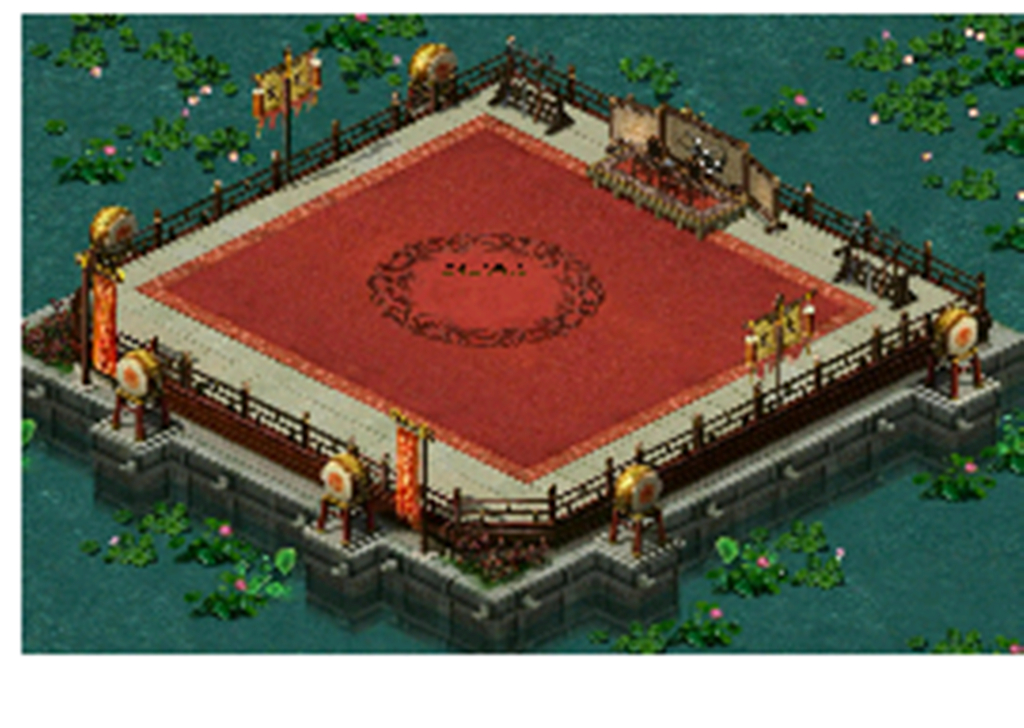 擂台比武传奇地图素材