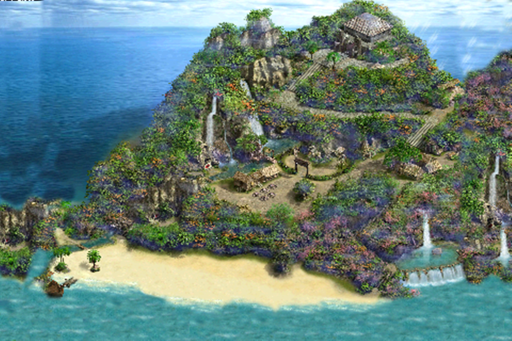 海外沙滩小岛地图