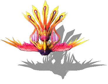 七彩凤凰怪物素材