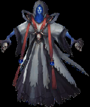 蓝面巫师怪物素材