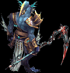 铠甲狼人怪物素材