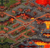 熔岩镇传奇真彩3D地图素材免费下载