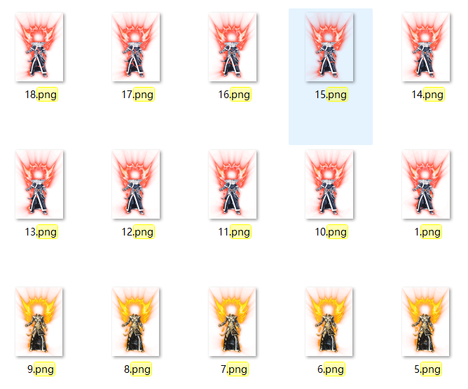 魔龙衣服动态内观素材(总共6套)