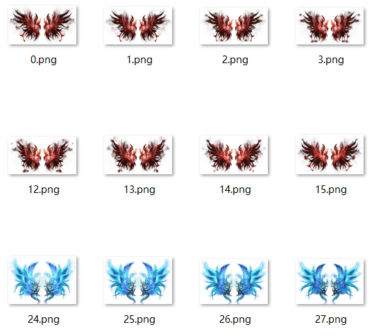 战神引擎翅膀素材七套